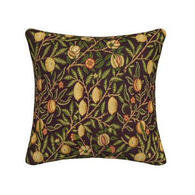 Orchard Tapestry Ebony Cushion 50x50